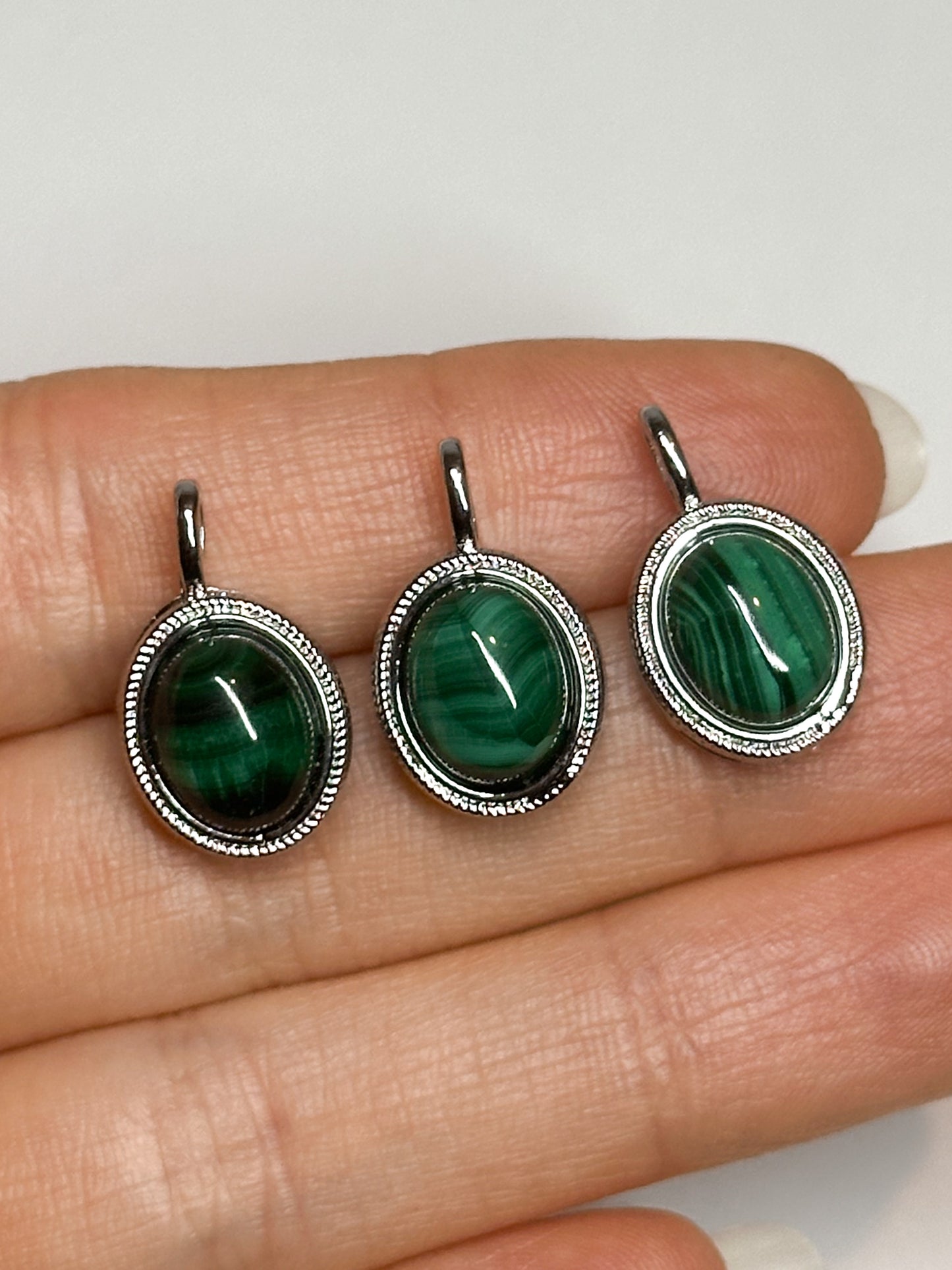 CIONDOLO IN MALACHITE