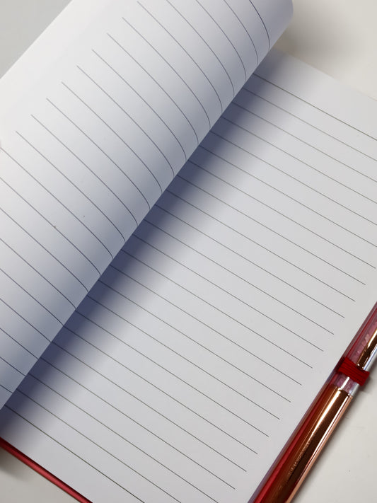 Quaderno "Sun Gratitude Journal" + Penna con Quarzo Rosa