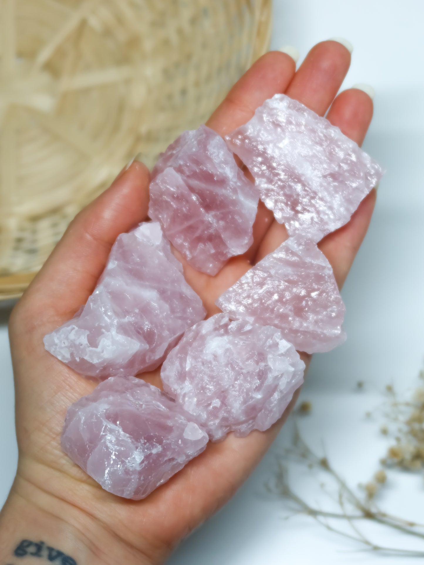 Quarzo Rosa Grezzo (Qualità Extra)