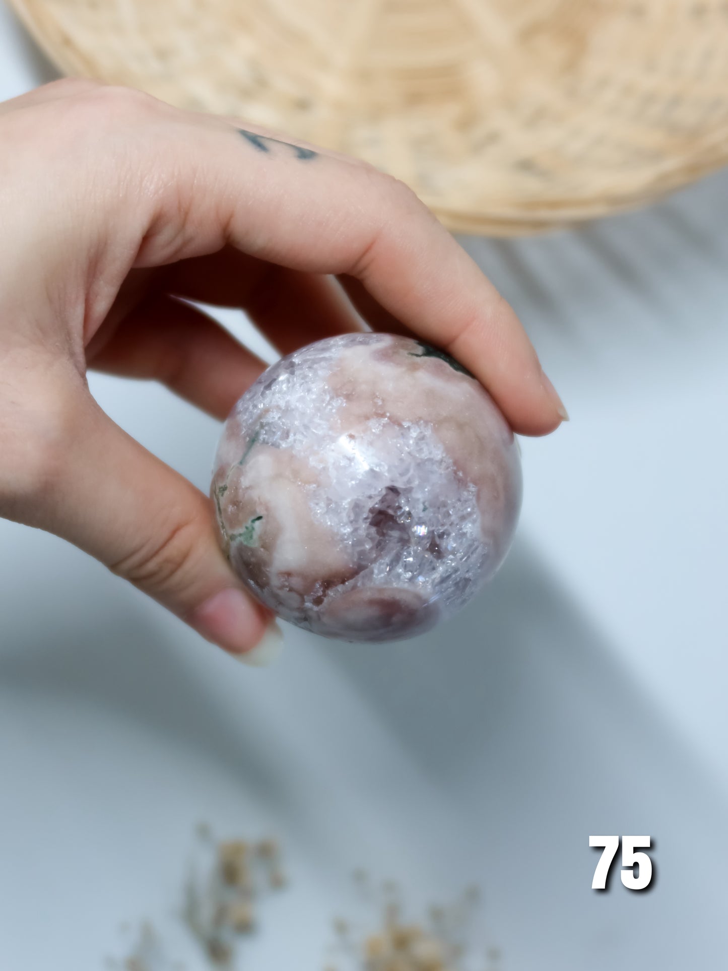 Sfera in Ametista Rosa