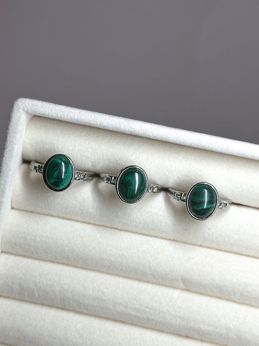 ANELLO IN MALACHITE