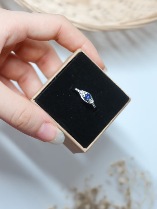 Anello in Zaffiro Blu
