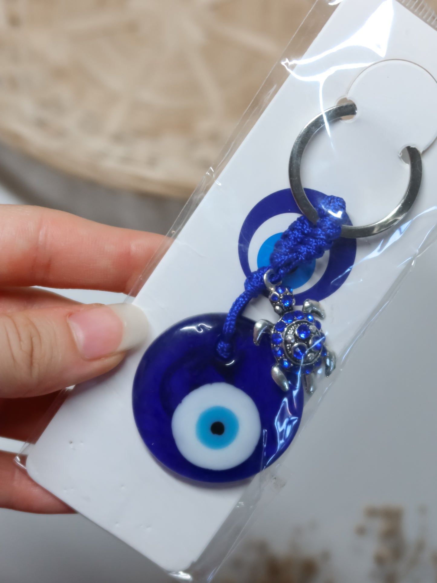Portachiavi con Nazar (Evil Eye, Occhio di Allah)