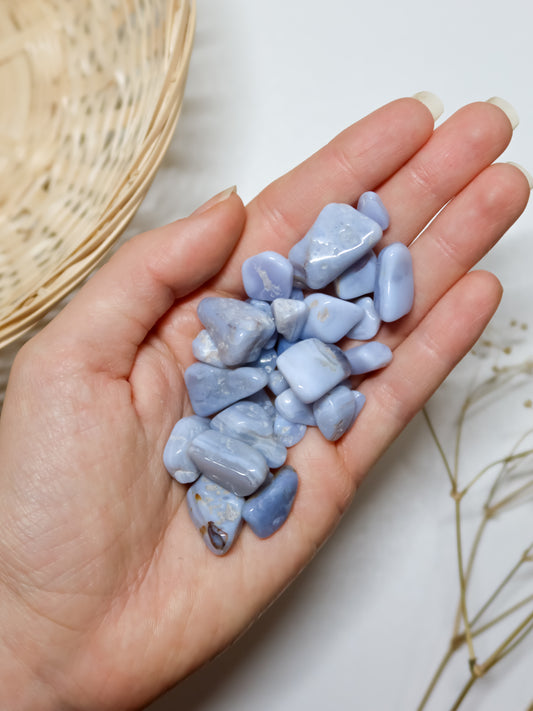 Mini Pietre di Calcedonio Blu (30gr)