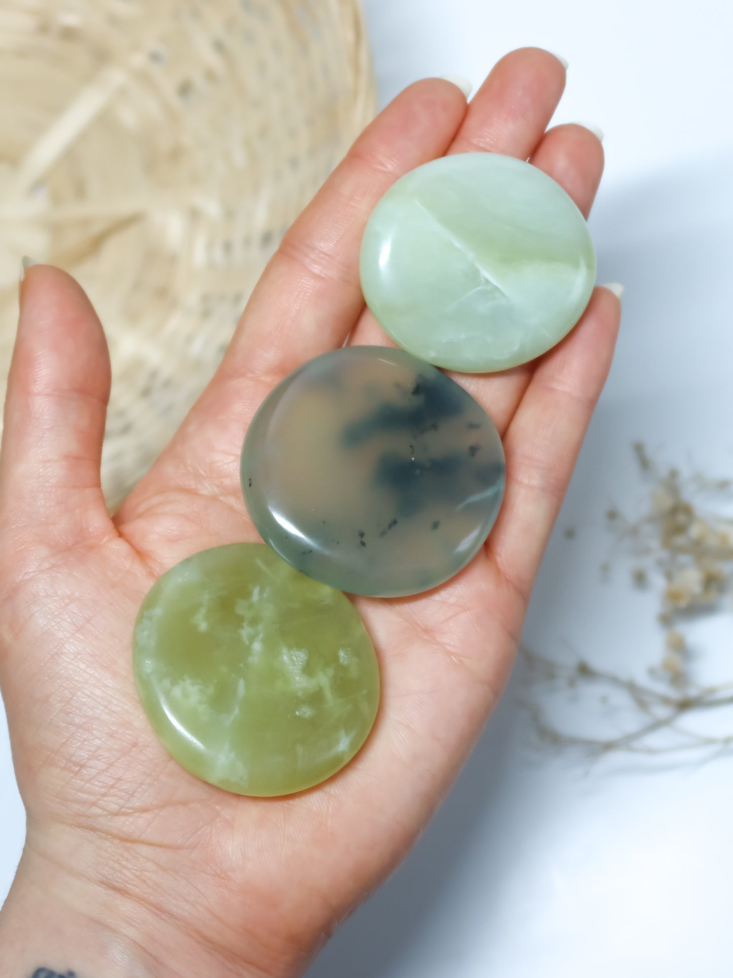 Palmstone in Serpentino (New Jade)