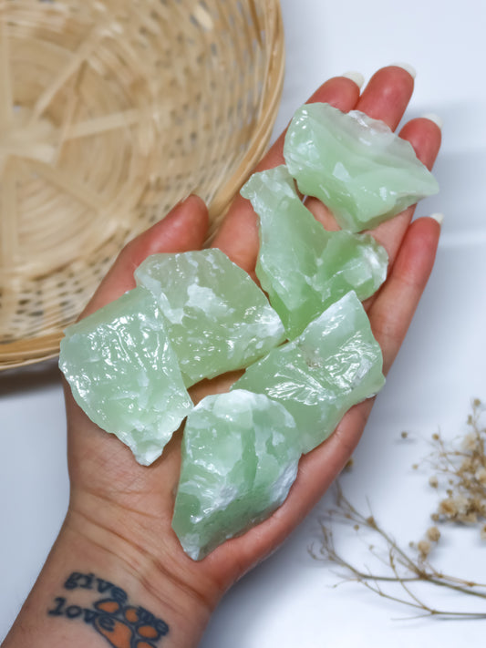 Calcite Verde Mela Grezza