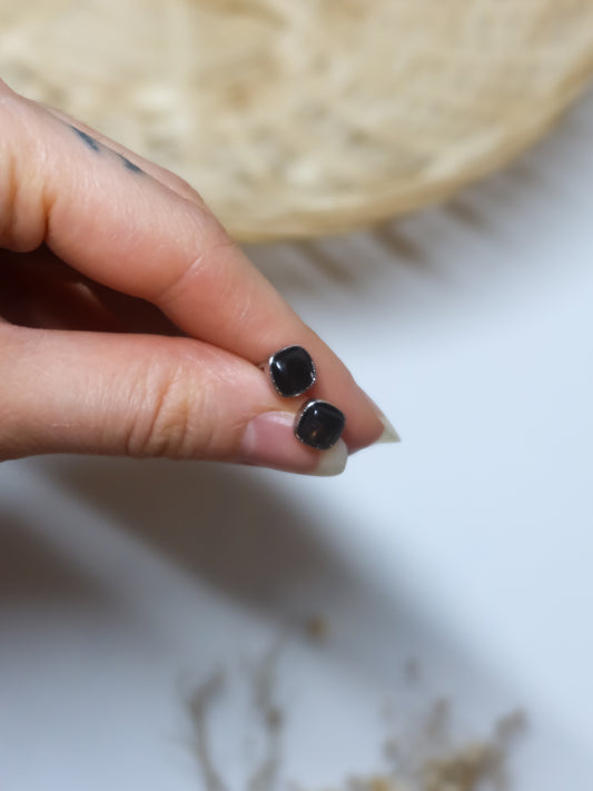 Orecchini in Iperstene (Argento 925)