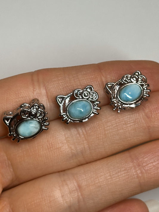 CIONDOLO IN LARIMAR HELLO KITTY