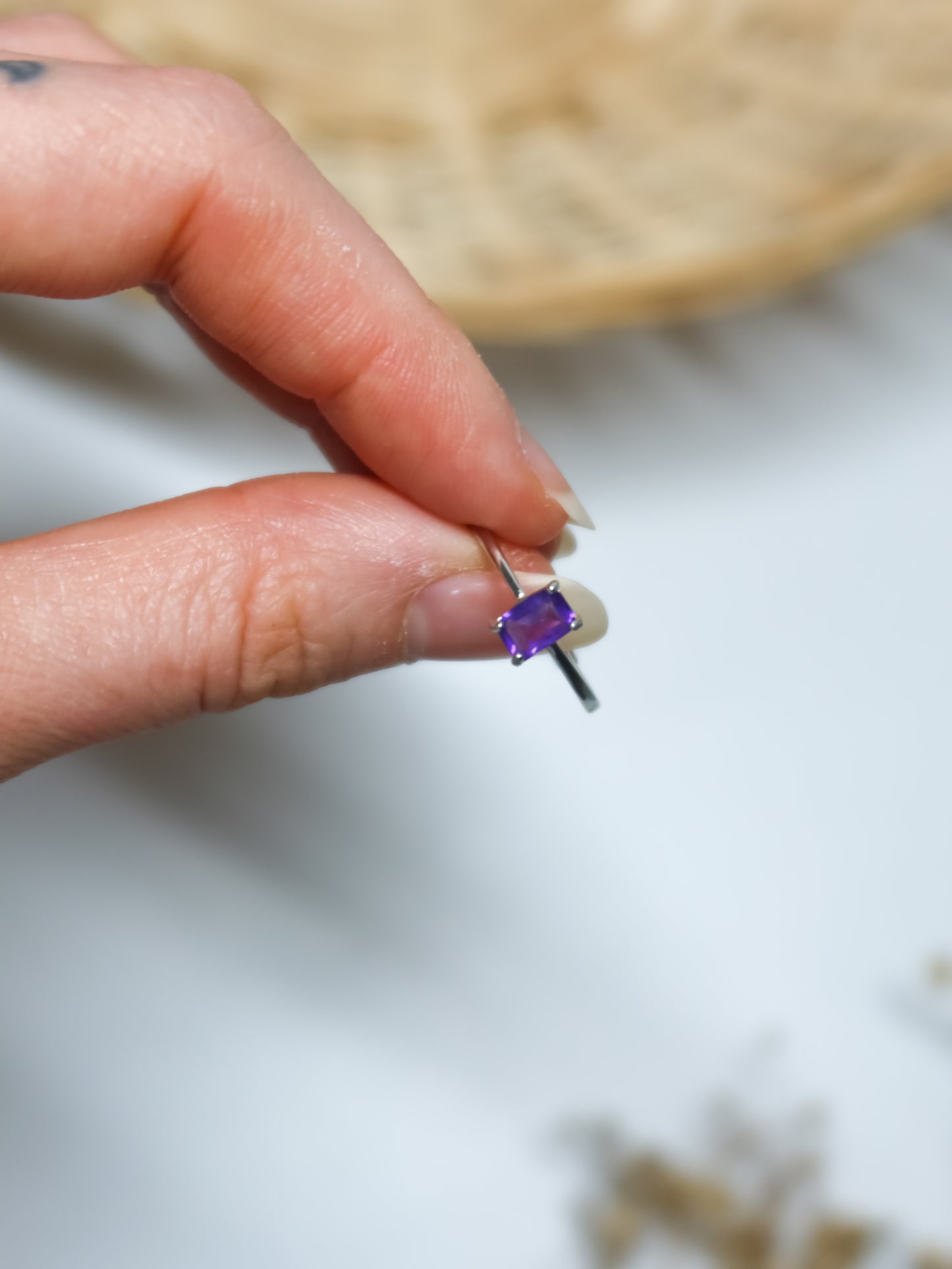 Anello in Ametista (Argento 925)