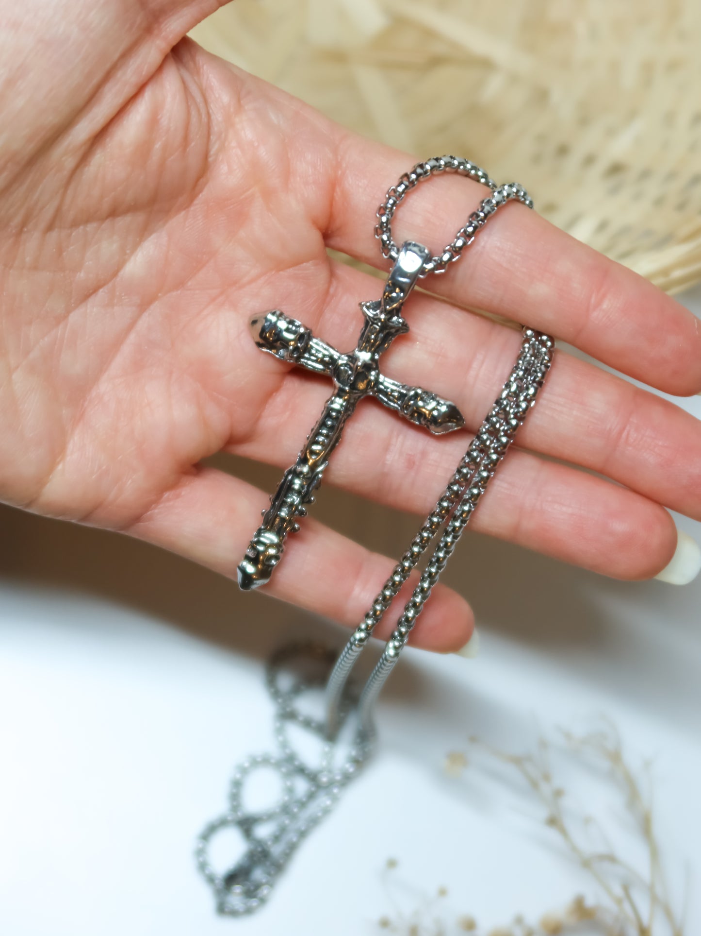 Collana a Croce (Acciaio Inox)