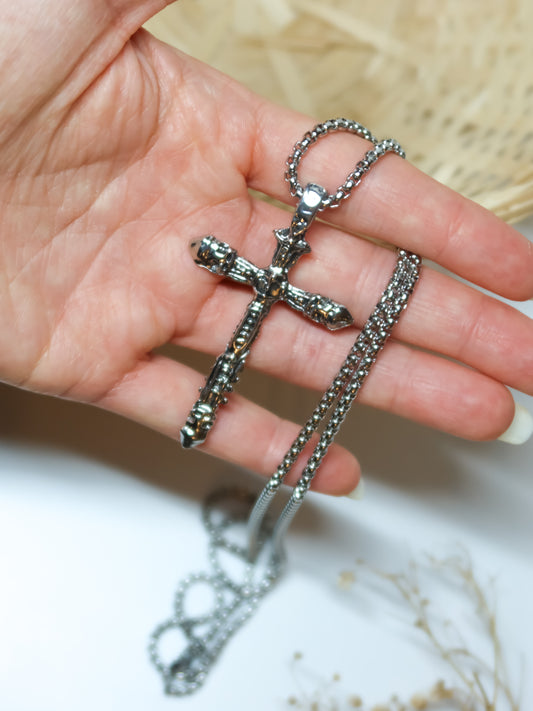 Collana a Croce (Acciaio Inox)
