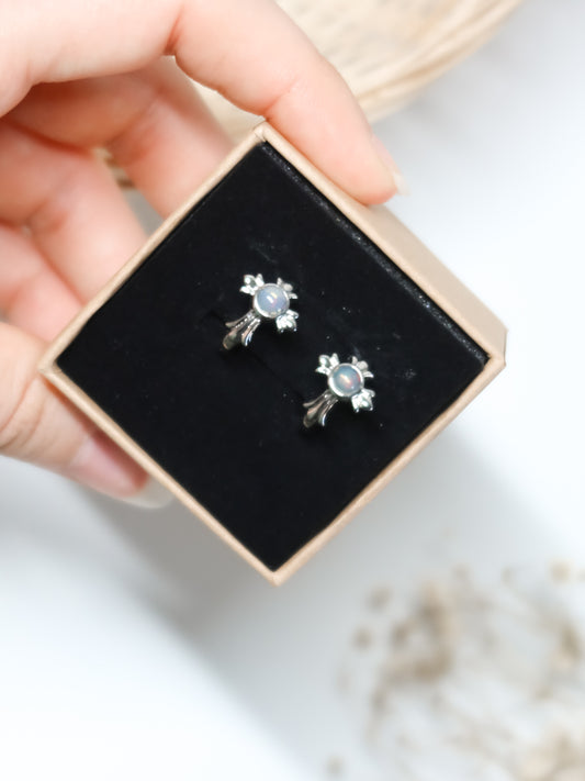 Orecchini in Opale Etiope a Croce