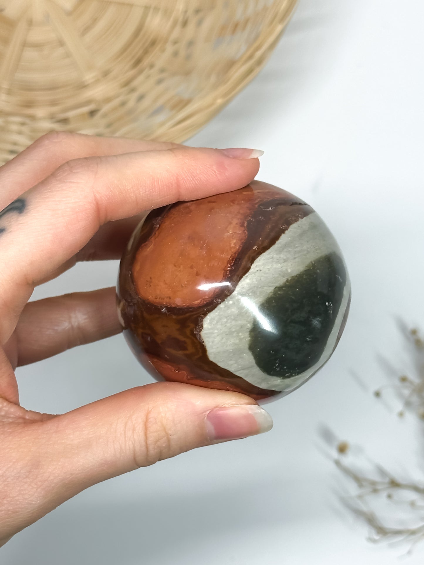 Sfera in Diaspro Policromo
