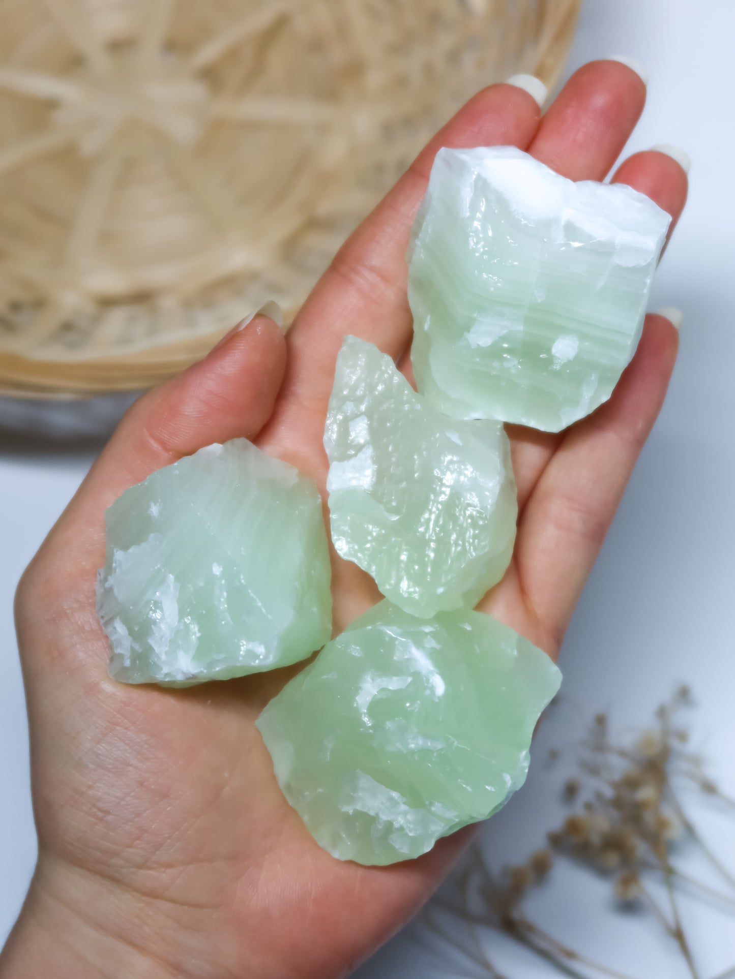 Calcite Verde Mela Grezza