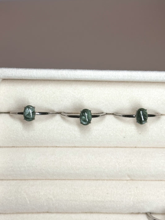 ANELLO IN SERAFINITE (ARGENTO 925)