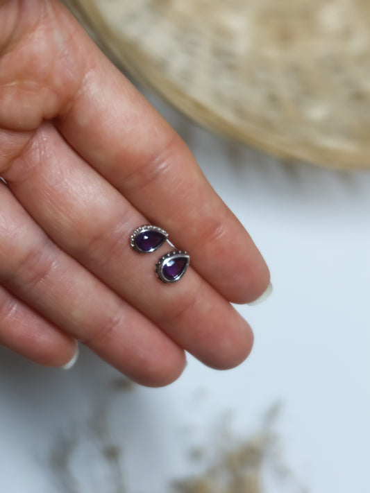 Orecchini in Ametista (Argento 925)