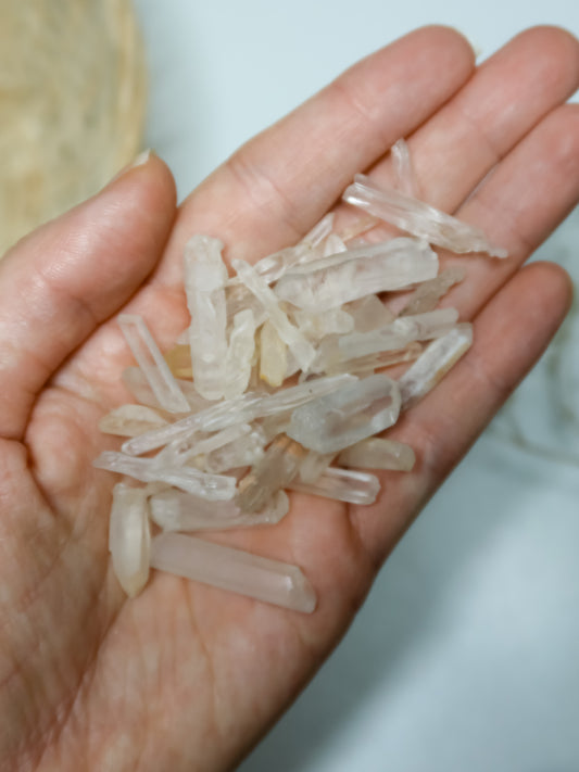 Mini Punte di Quarzo Ialino (30gr)