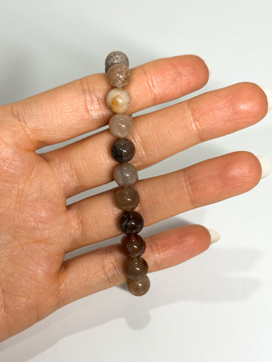 BRACCIALE IN AGATA FOSSILE