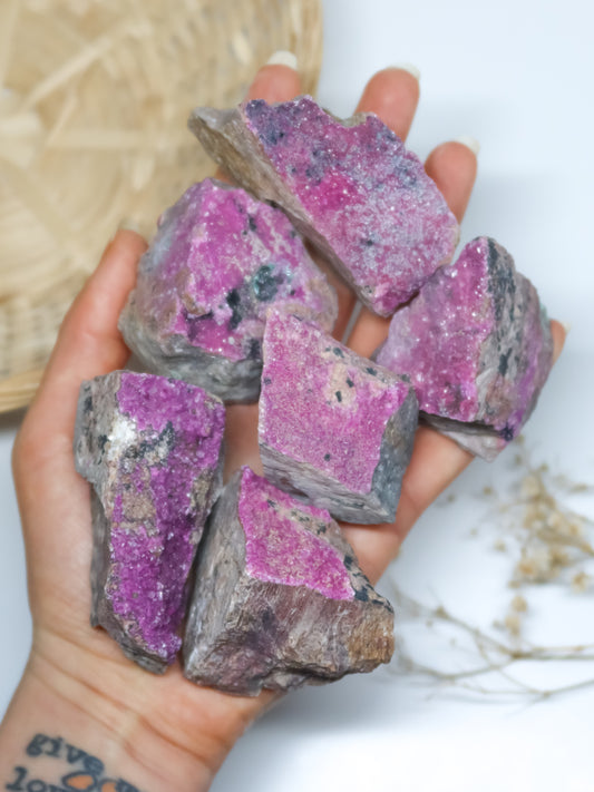 Calcite Cobalto Grezza