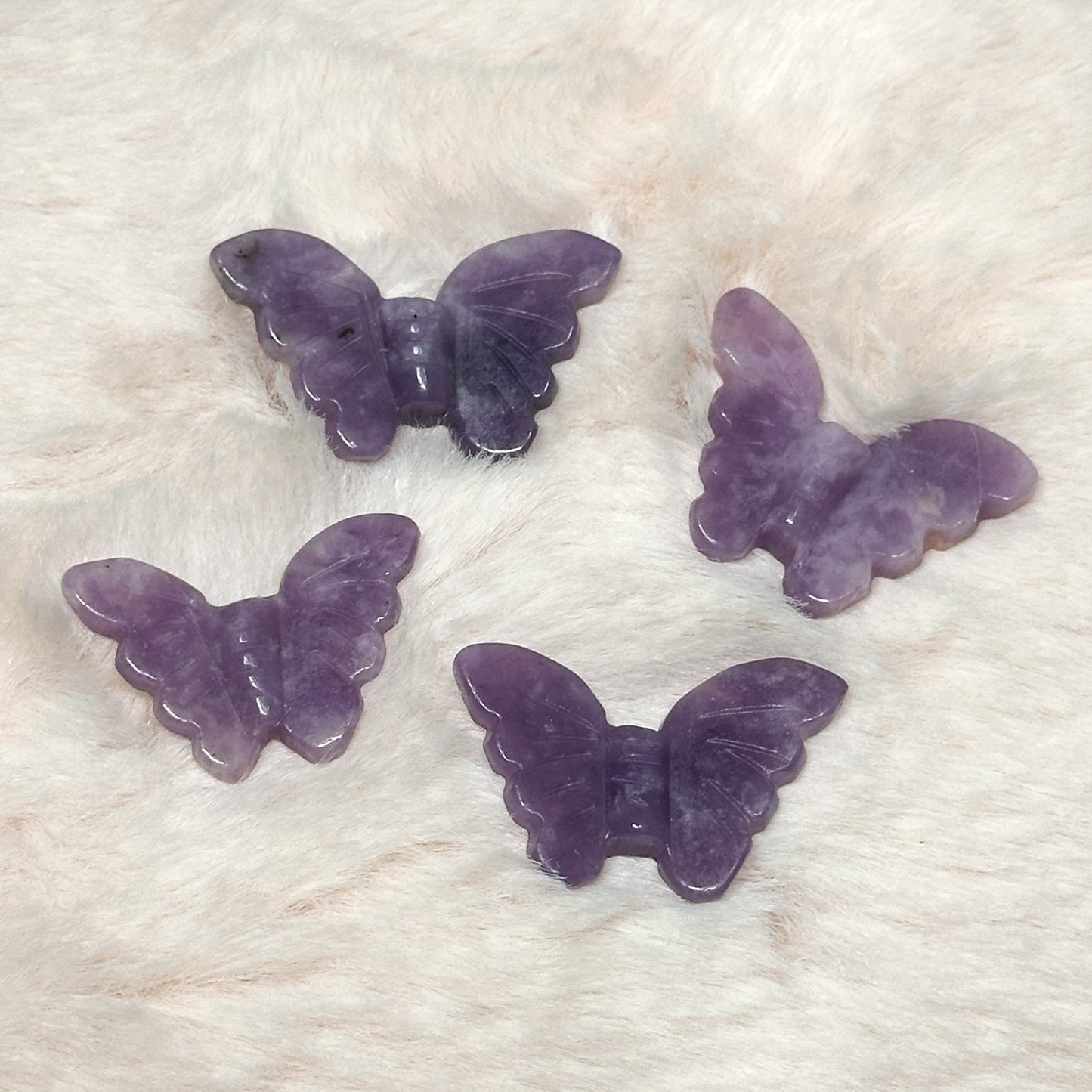 FARFALLA IN LEPIDOLITE