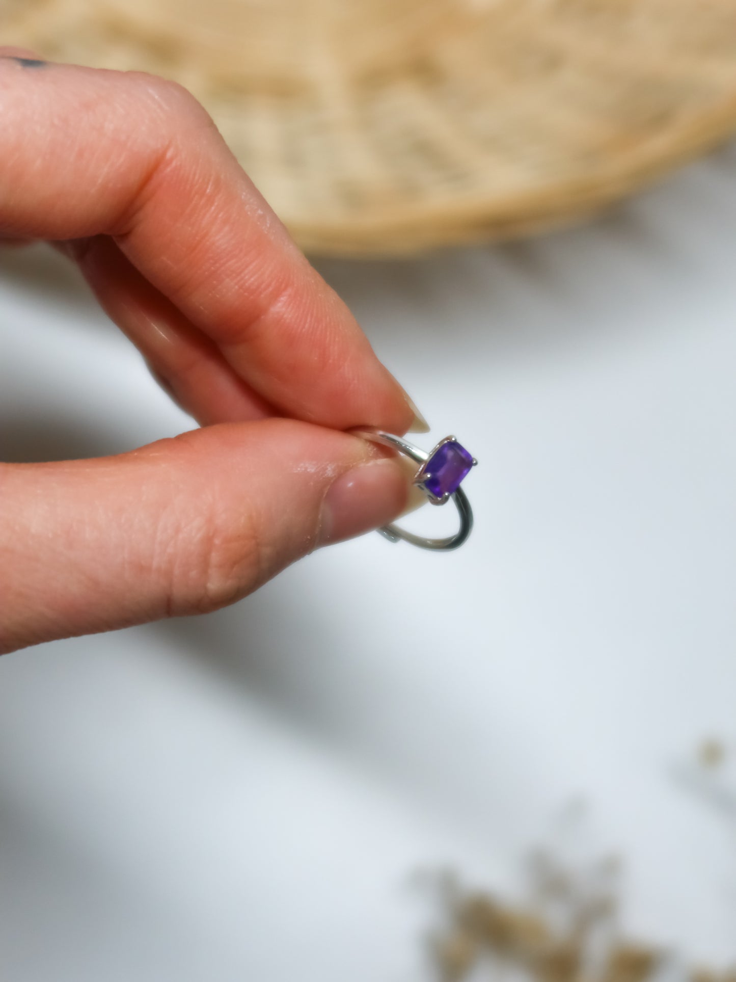 Anello in Ametista (Argento 925)