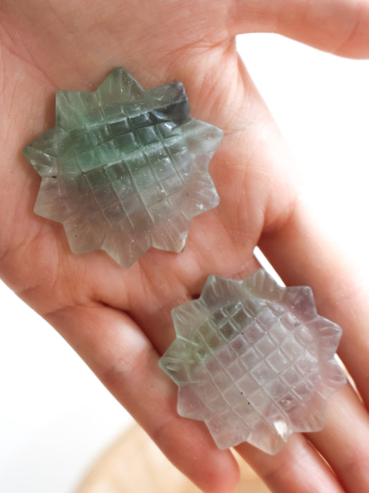 Girasole in Fluorite