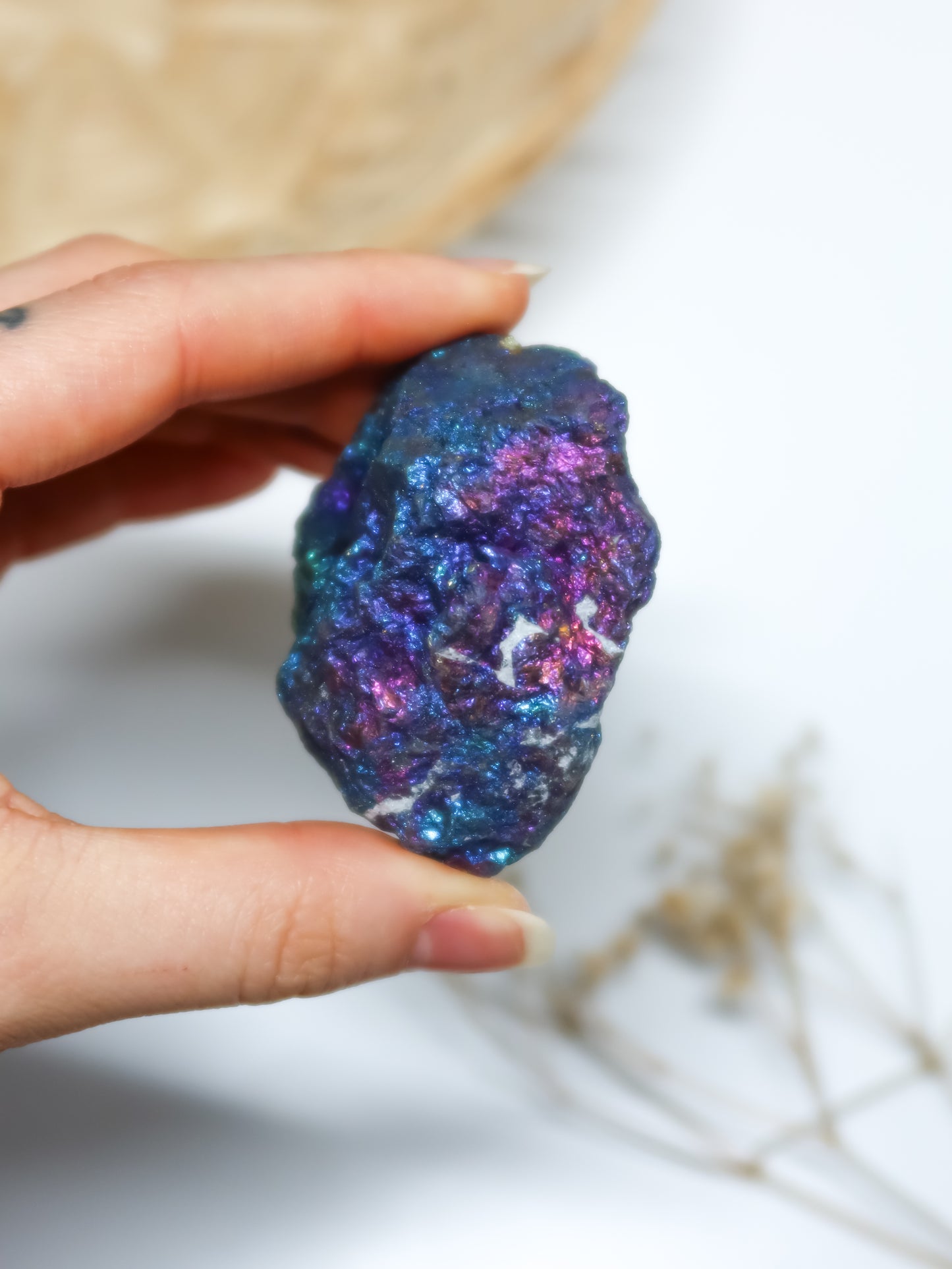 Peacock Ore (Calcopirite/Bornite) Grezza