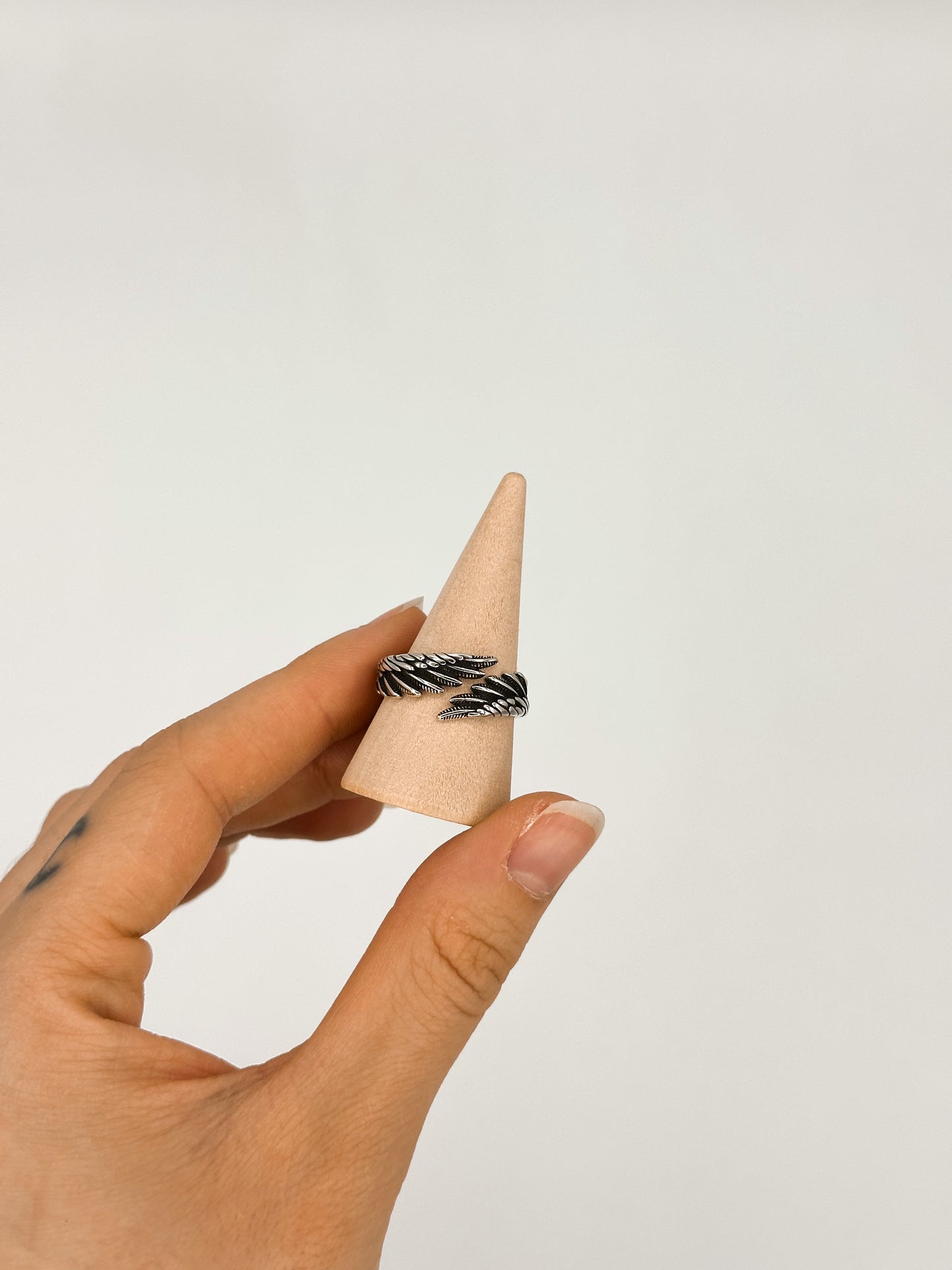 Anello ad Ali di Angelo (Argento 925)