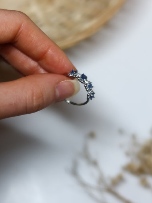 Anello in Zaffiro Blu