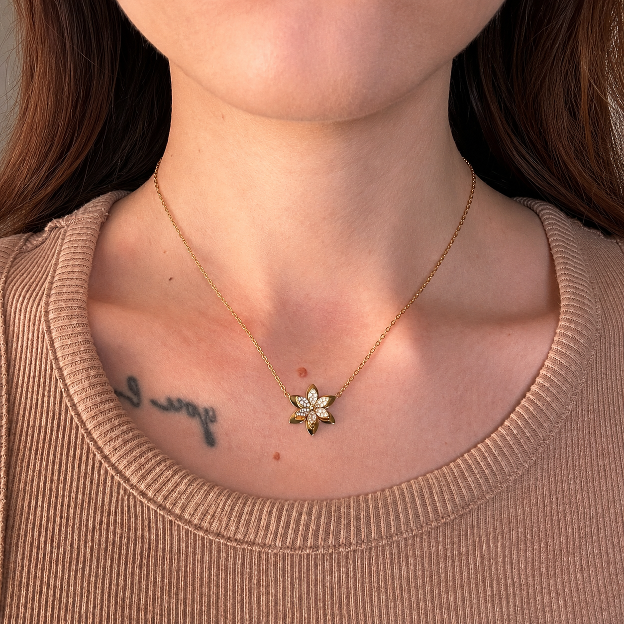 COLLANA BLOSSOM (ACCIAIO INOX)