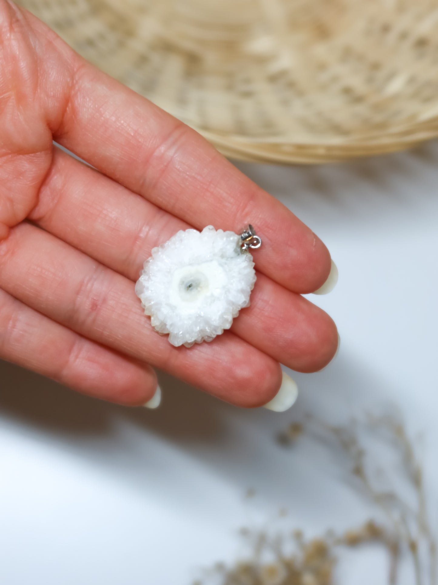Ciondolo in Fetta di Agata (Argento 925)