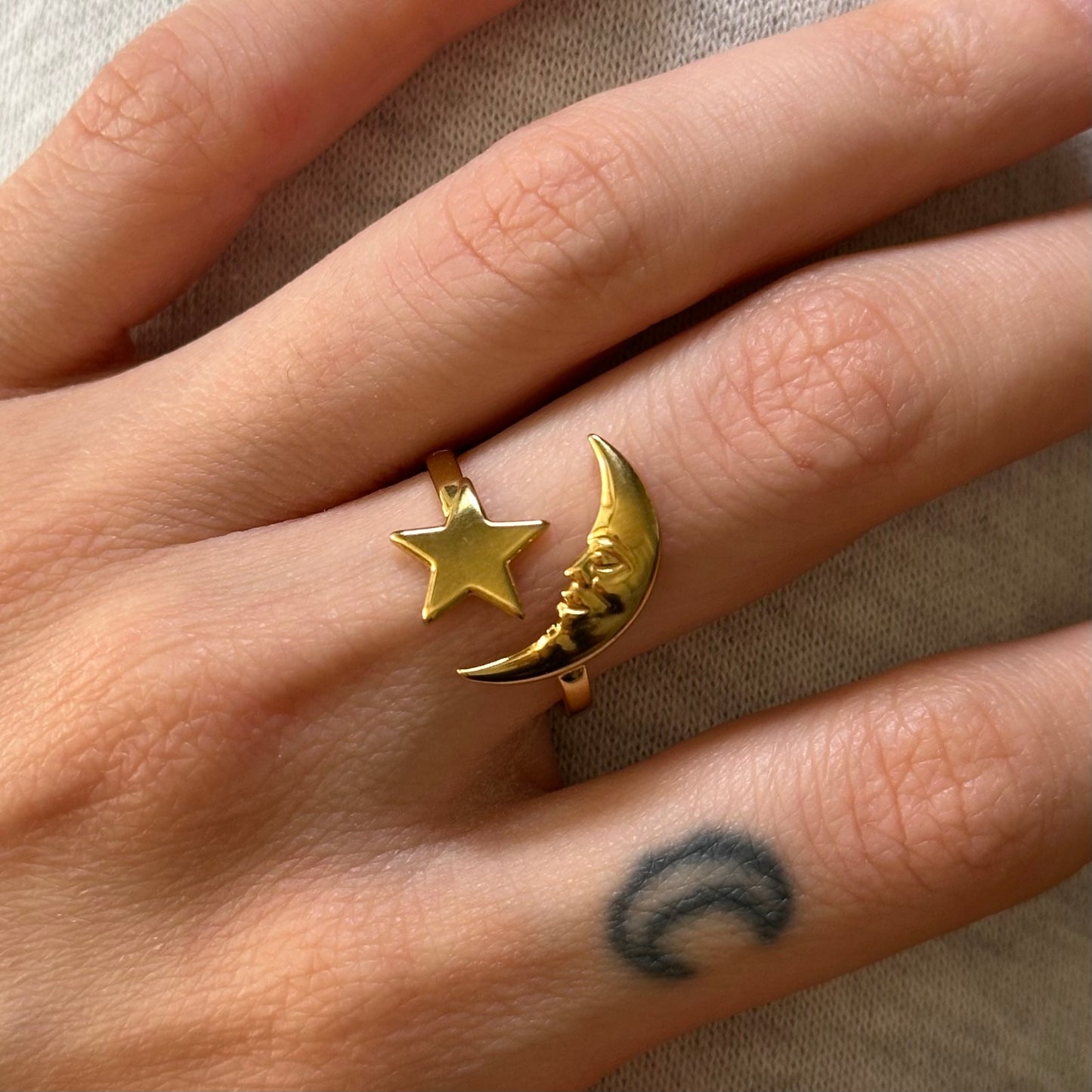 ANELLO MOONSTAR (ACCIAIO INOX)