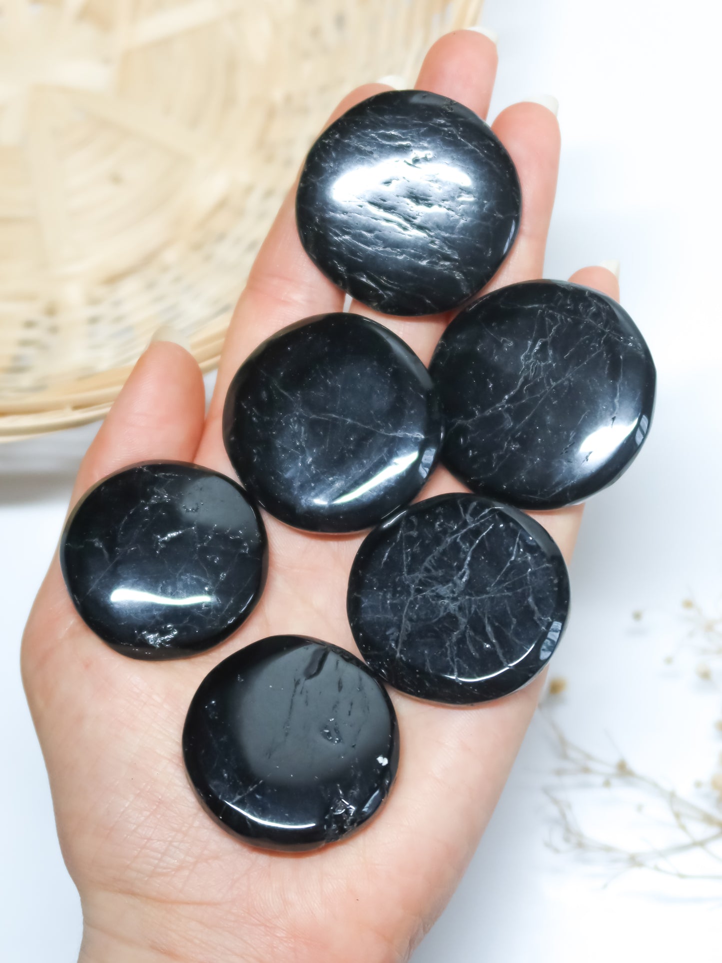 Palmstone in Tormalina Nera (Schörl, Sciorlite)