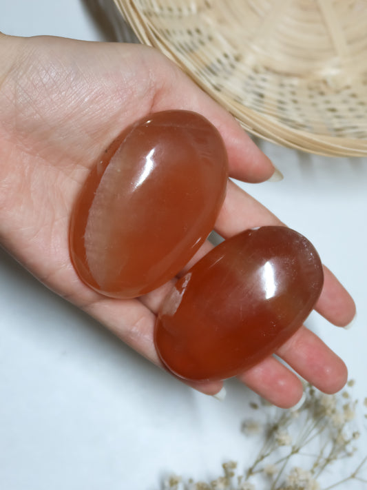 Palmstone in Calcite Miele