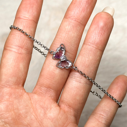 BRACCIALE MARIPOSA IN FLUORITE