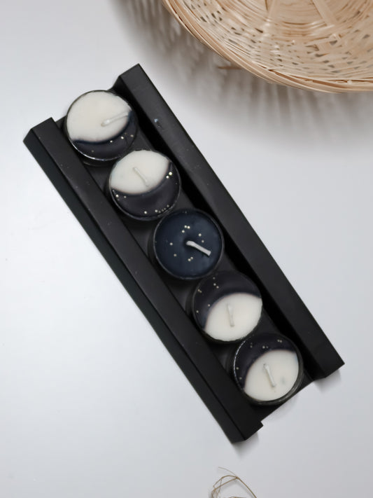 Tea Lights con Fasi Lunari