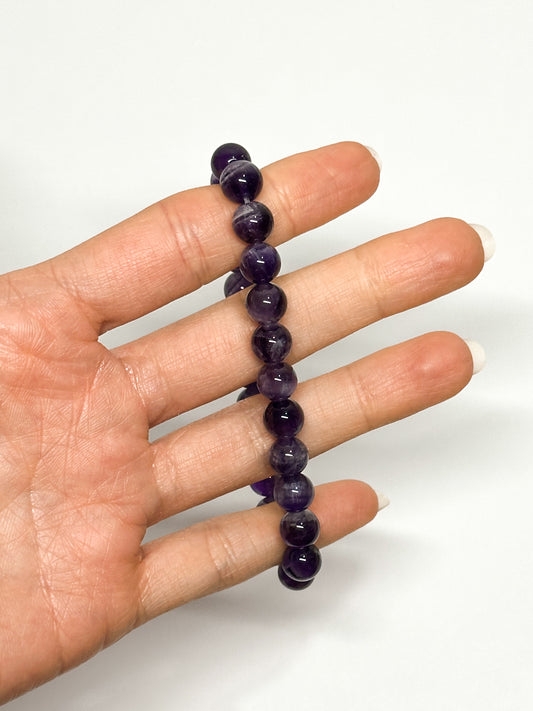 BRACCIALE IN AMETISTA CHEVRON