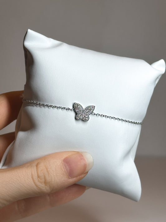 BRACCIALE FARFALLA (ACCIAIO INOX)