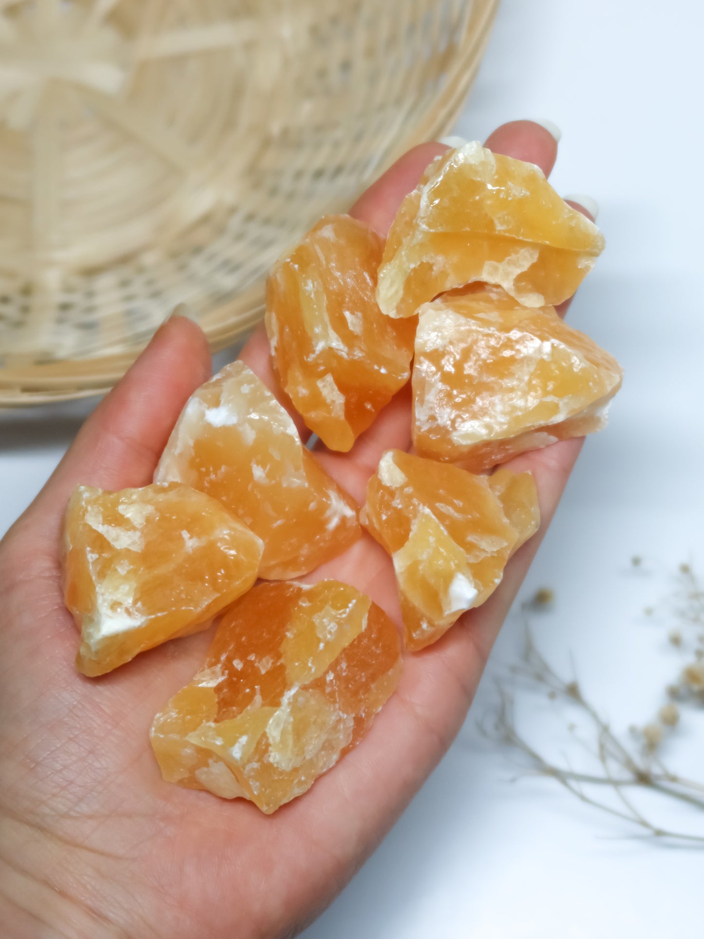 Calcite Arancione Grezza