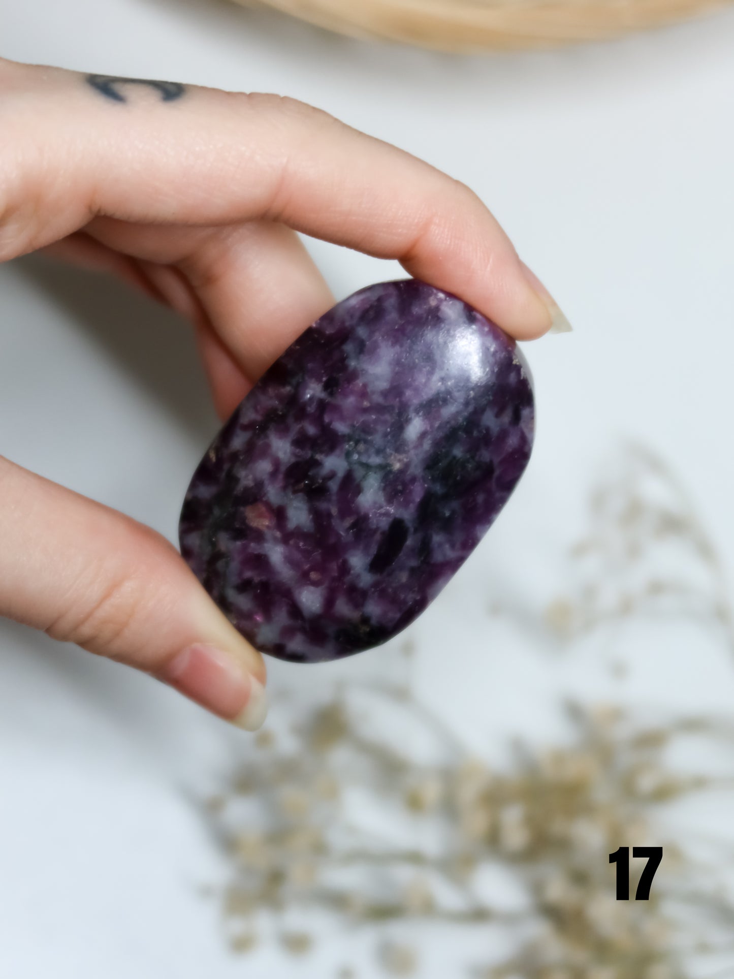 Palmstone di Lepidolite