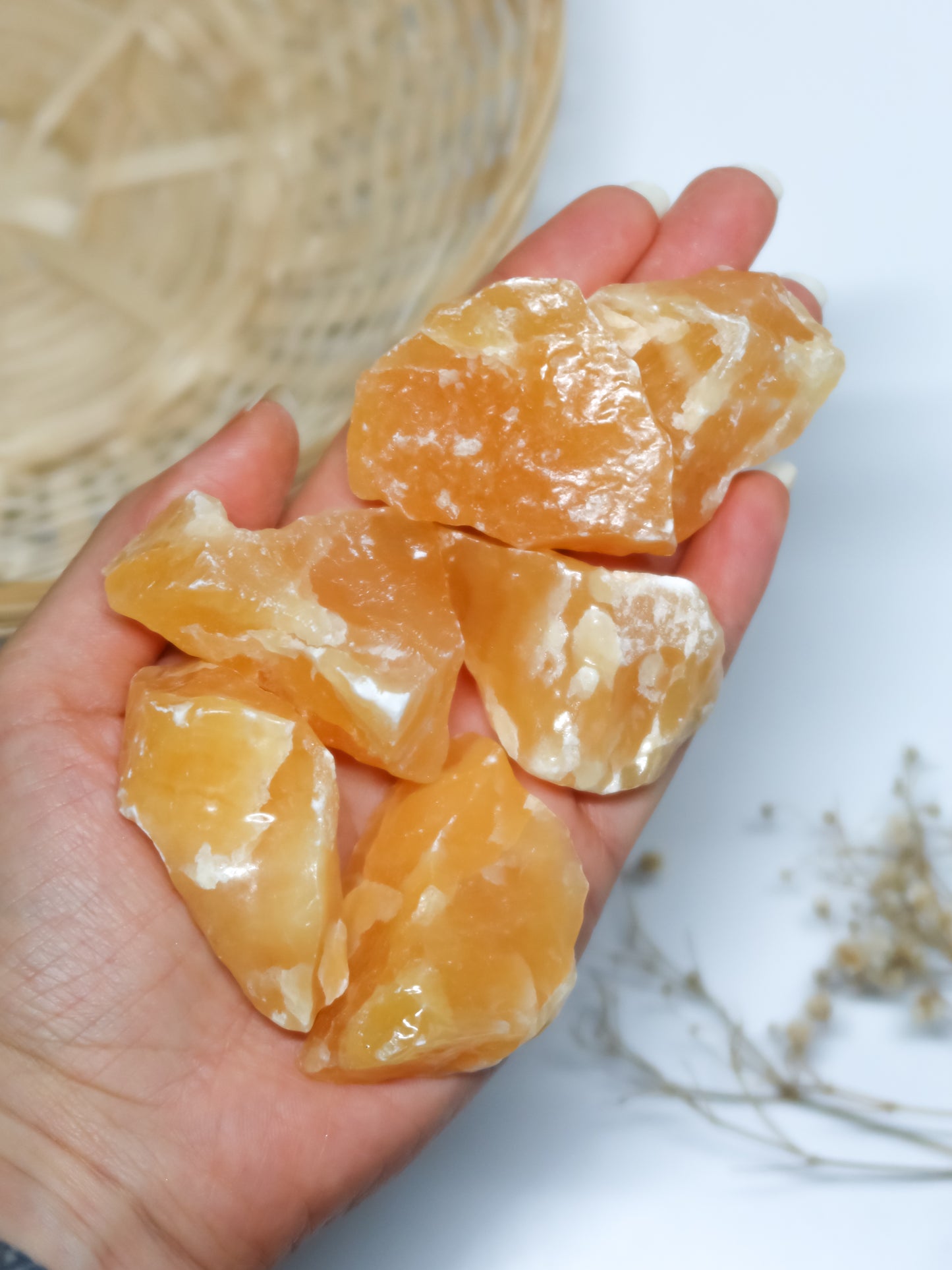 Calcite Arancione Grezza
