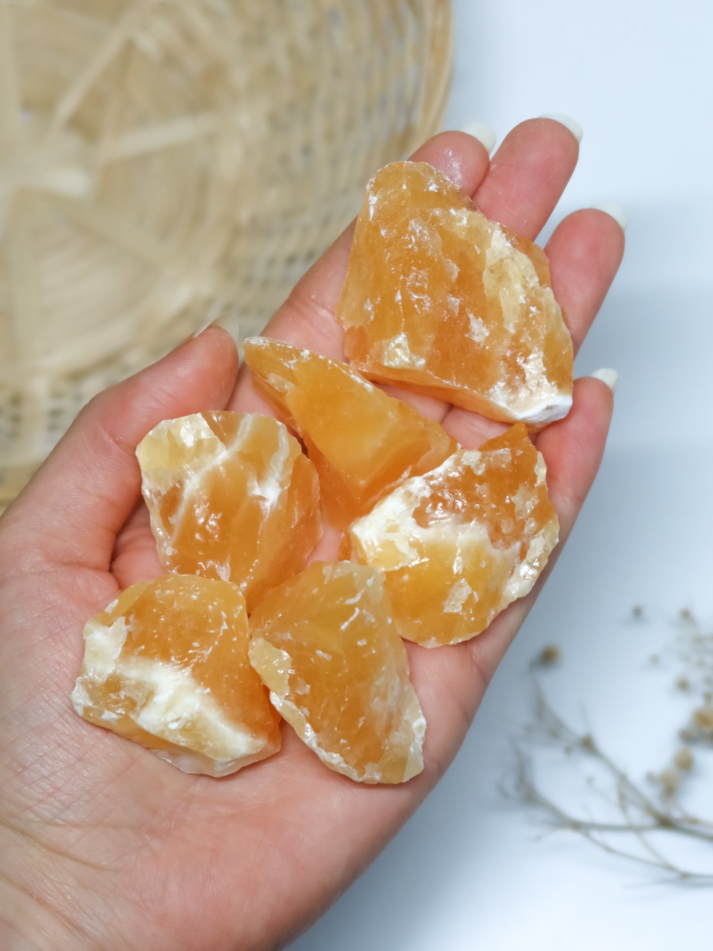 Calcite Arancione Grezza