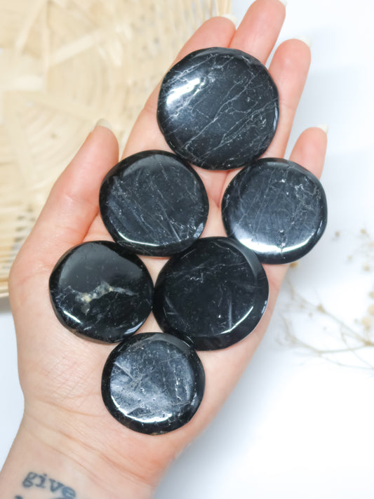 Palmstone in Tormalina Nera (Schörl, Sciorlite)