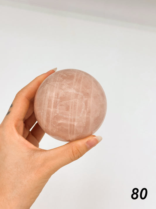 SFERA IN QUARZO ROSA