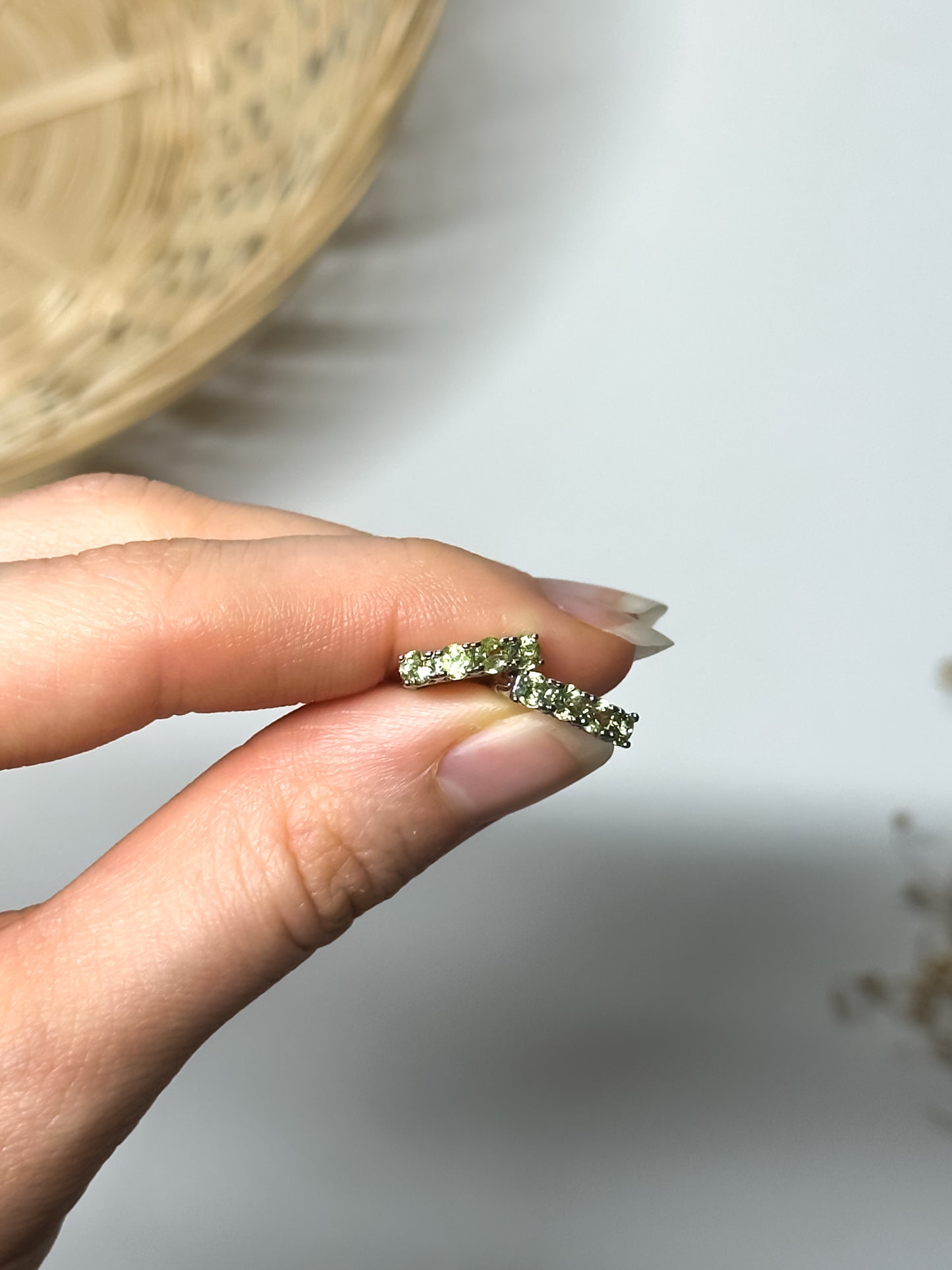 Orecchini in Peridoto (Olivina)