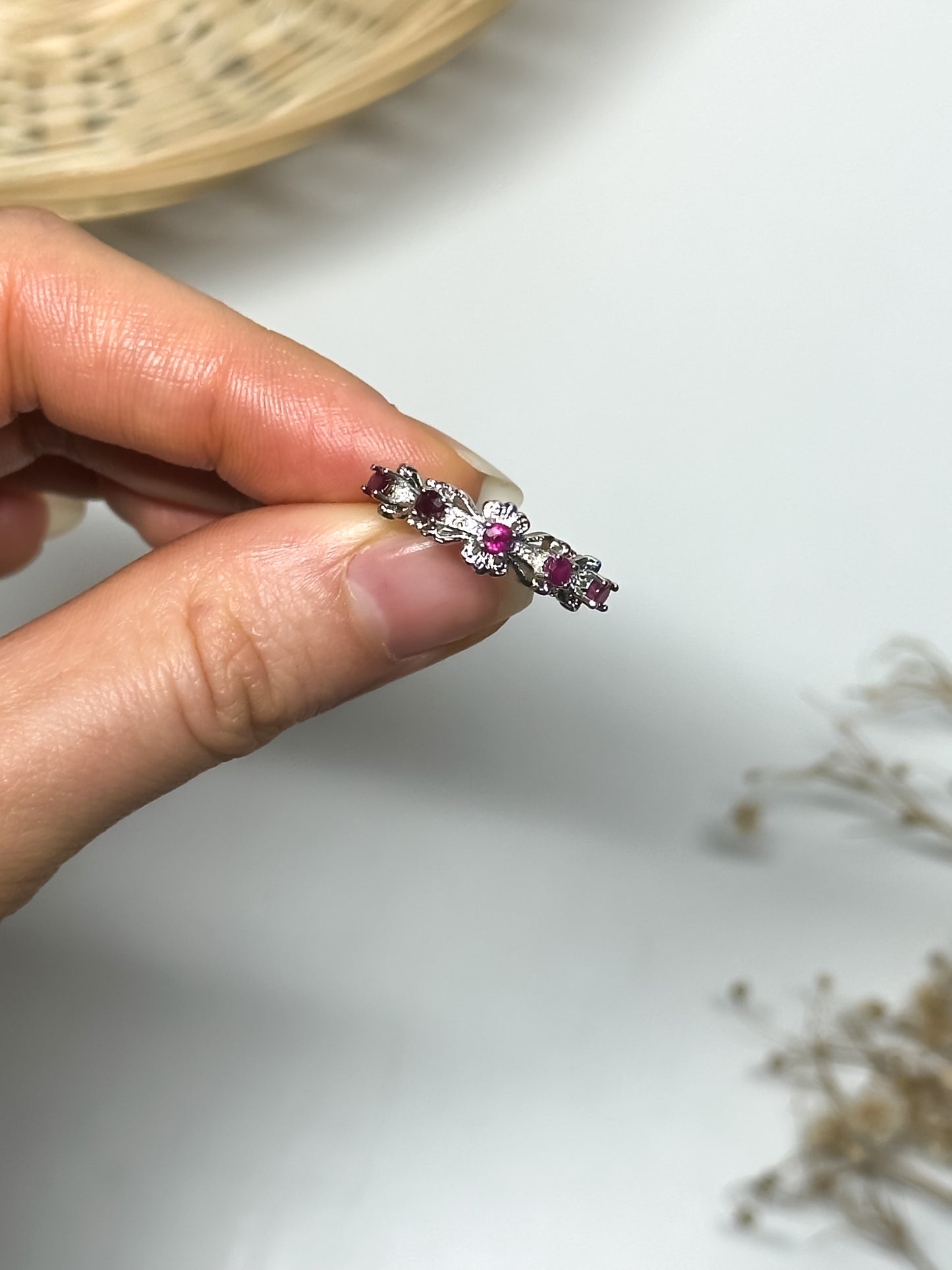 Anello in Rubino