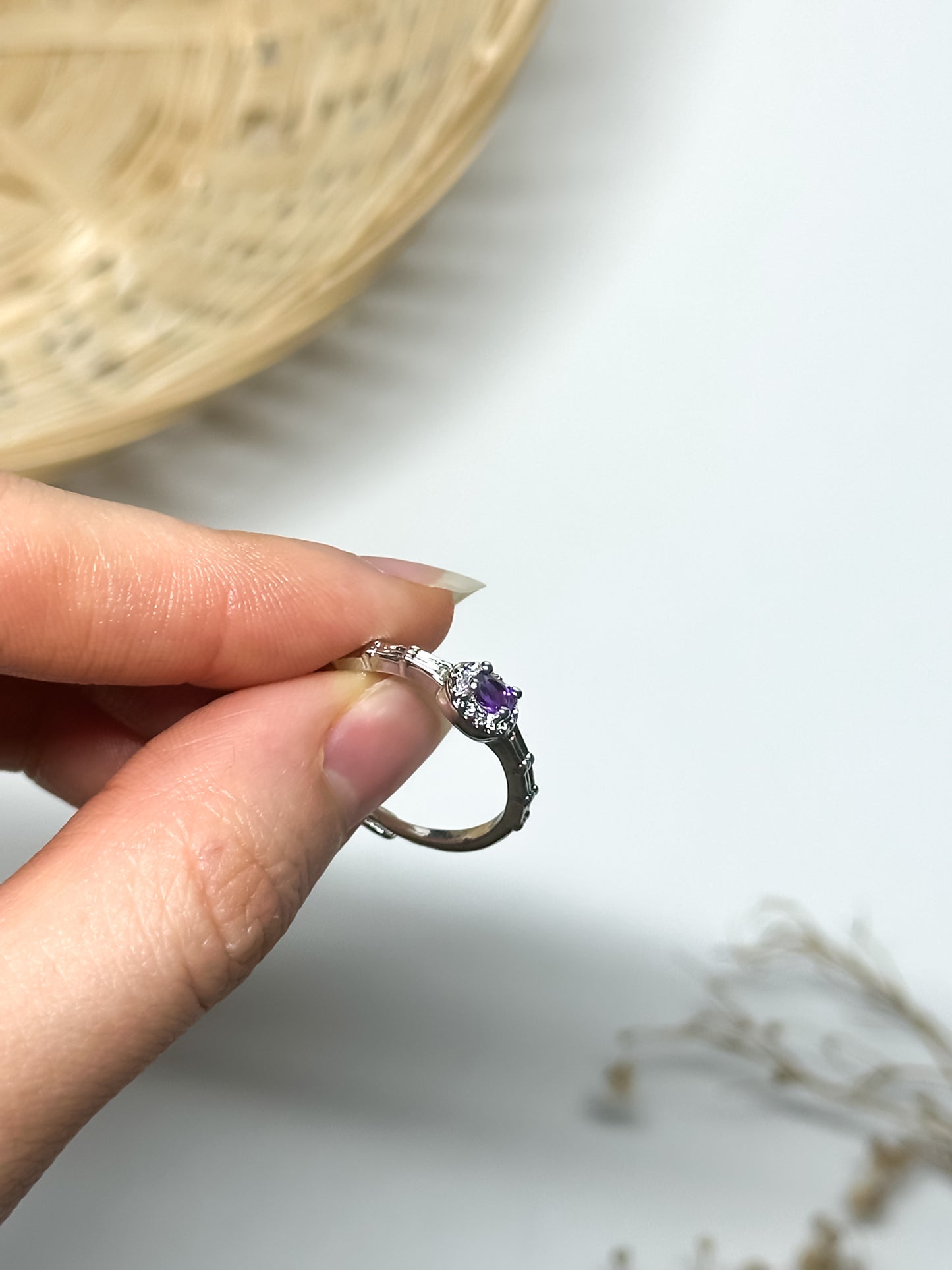 Anello in Ametista