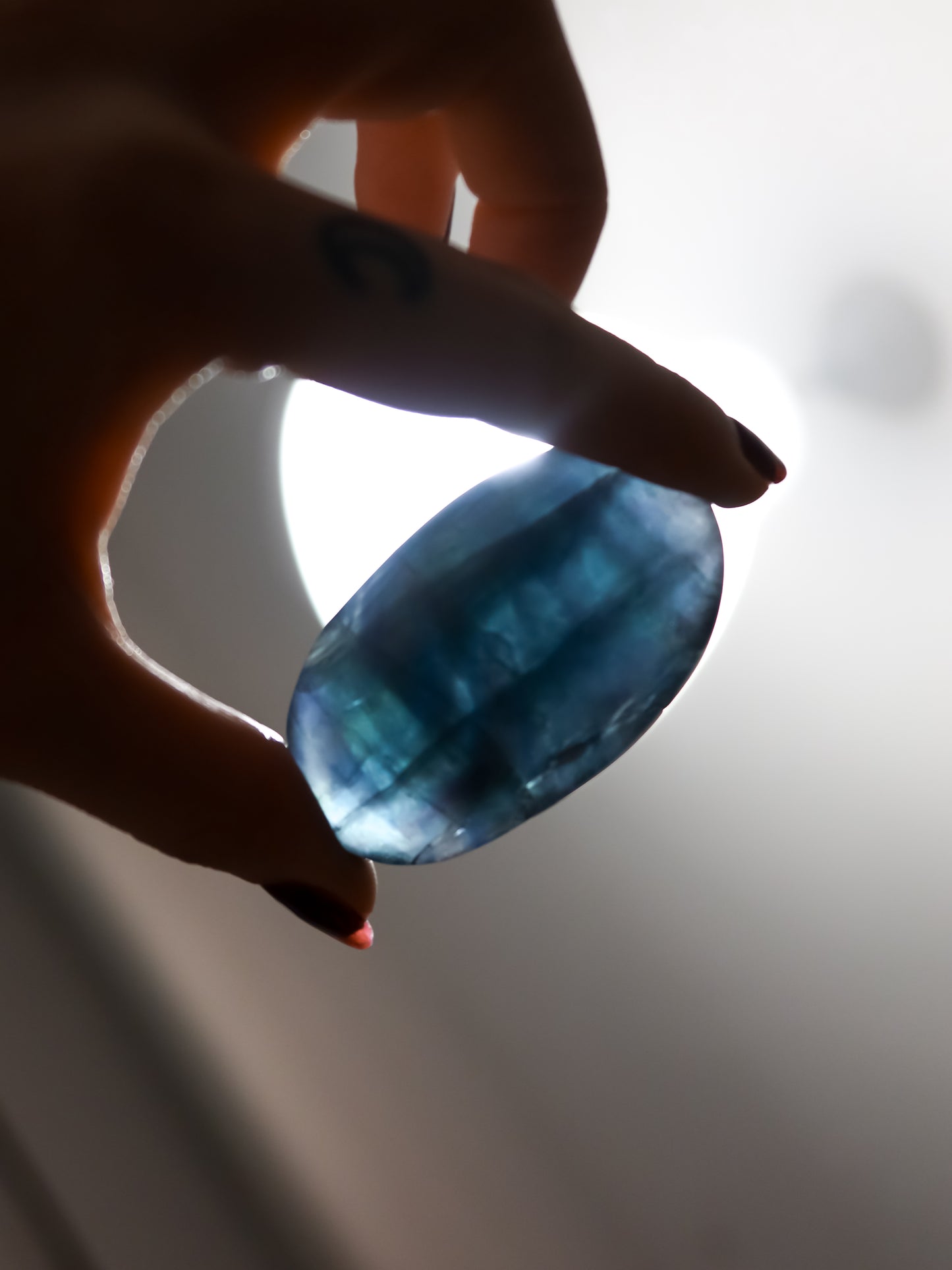 Palmstone in Fluorite Blu