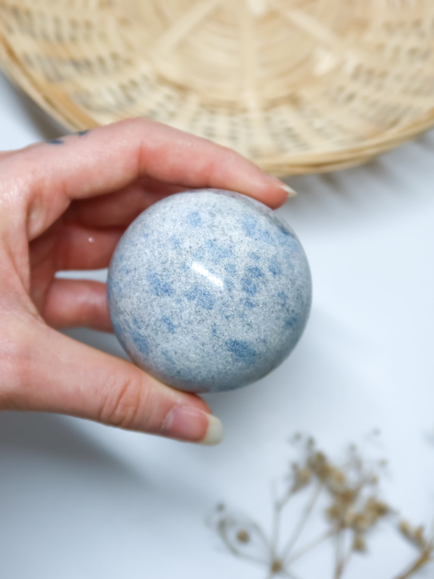 Sfera di K2 (Azzurrite in Granito)