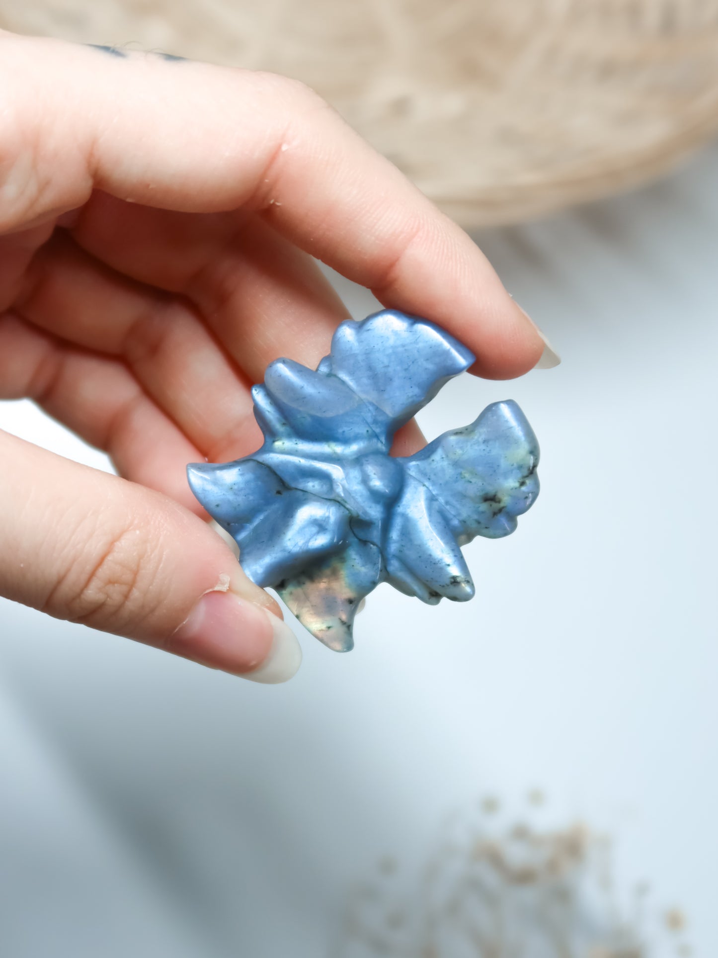 Angelo in Agata Muschiata, Labradorite